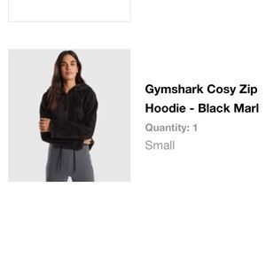 Gymshark cosy zip hoodie